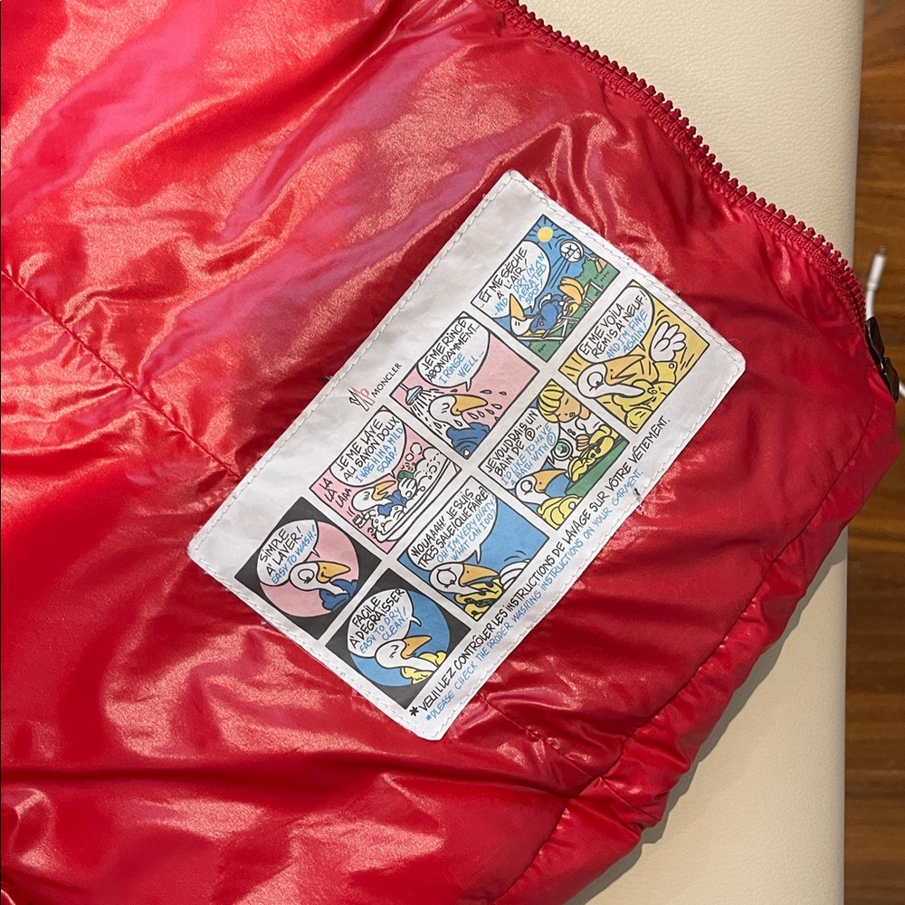 Moncler Vibrant Red Quilted Vest - Picture 3 of 5
